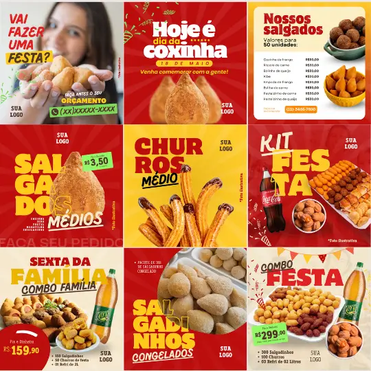 post para o instagram de salgaderia ou salgadinhos (1)