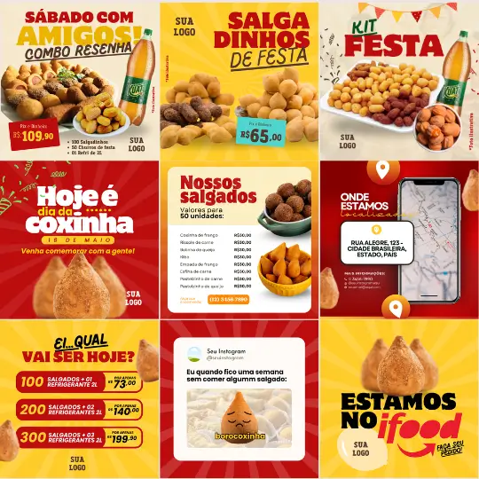 post para o instagram de salgaderia ou salgadinhos (3)